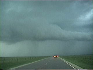 Kansas Turnpike. Image from Vehicle 2 live Chase Cam
